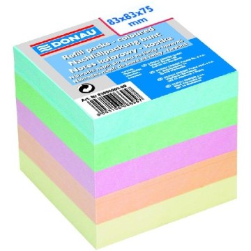 Kostka nieklejona DONAU 83/83mm/750k kolor