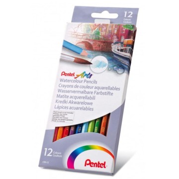 Kredki akwarelowe PENTEL [12]