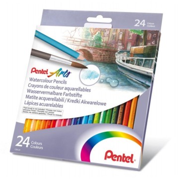 Kredki akwarelowe PENTEL [24]