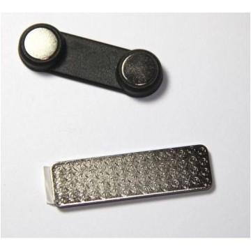 Magnes metalowy podwójny do identyfikatorów [1]