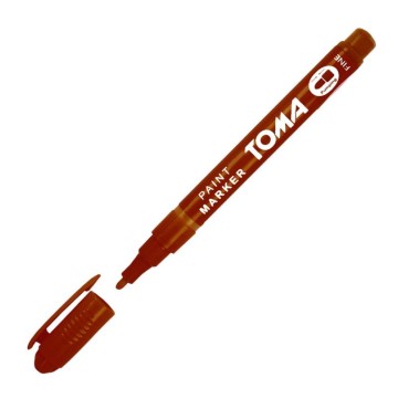 Marker olejowy TOMA 1,5mm brązowy