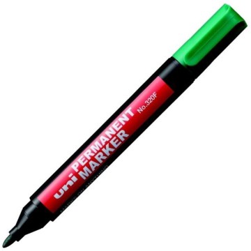Marker permanentny UNI 320F okrągły zielony