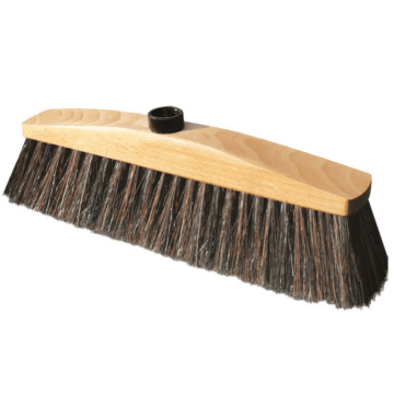 Miotła drewniana z gwintem naturalna YORK 30cm