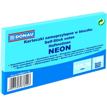 Notes samop. DONAU 127/76 NEON 100k. niebieski