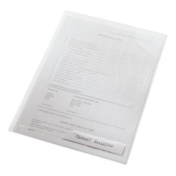 Ofertówki z zaw. "L" A4 LEITZ 200mic białe [5]