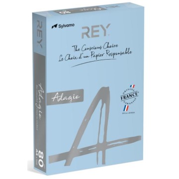 Papier kolor A4 80g REY ADAGIO 01 niebieski pastel