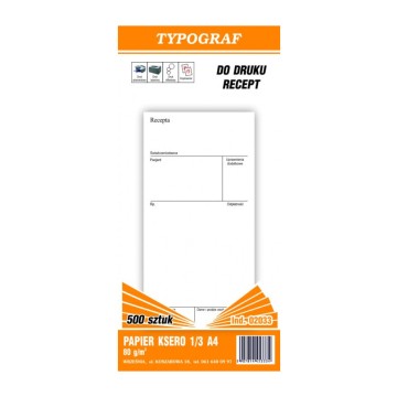 Papier ksero TYPOGRAF 1/3 A4 (DL) [500]
