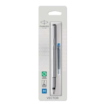 PARKER VECTOR stalowy CT pióro wieczne M