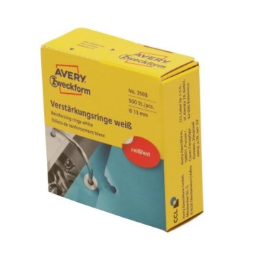 Pierścienie wzmac. do segr. AVERY [500] białe