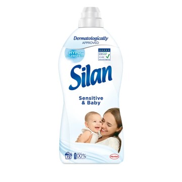 Płyn do płukania SILAN 880ml SENSITIVE biały