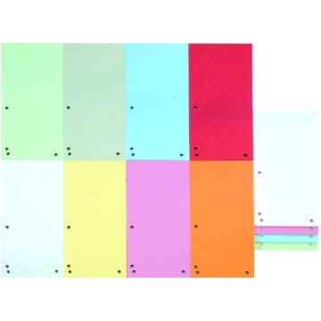 Przekładki 1/3 A4 [100] OFFICE PROD. mix kolorów