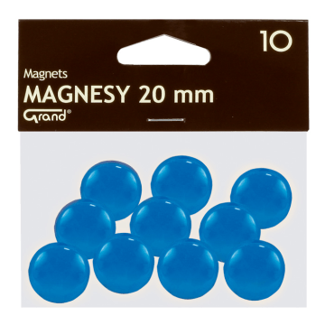 Punkty magnetyczne GRAND 20mm [10] niebieskie