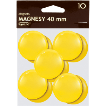 Punkty magnetyczne GRAND 40mm [10] żółte