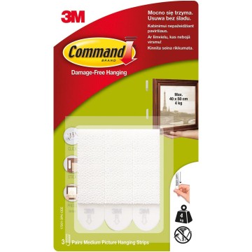 Rzepy COMMAND do wieszania obrazów duże [3]