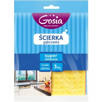 Ściereczki uniwers. GOSIA gąbczasta 15x18 [3]