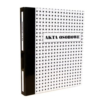 Segregator do akt osobowych KONFEX czarny