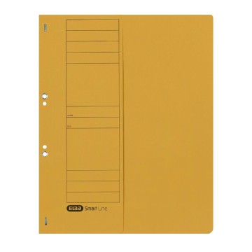 Skoroszyt tekturowy oczko 1/2 ELBA żółty