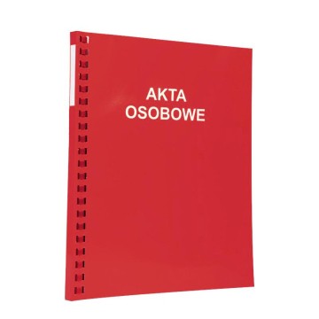 Skoroszyty do akt osob KONFEX b.wew [10] czerwo