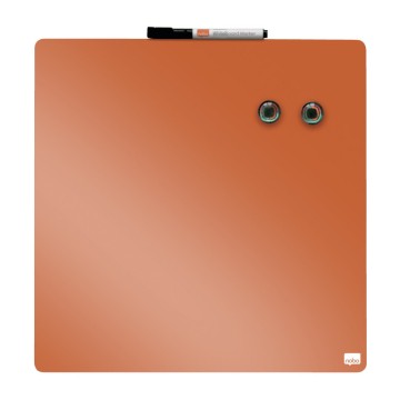 Tabliczka suchościeralna NOBO 36x36 pomarańczowa