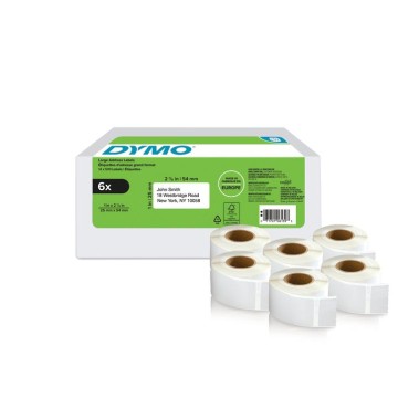 Taśma DYMO LW 25x54mm [6x500] VALUE PACK