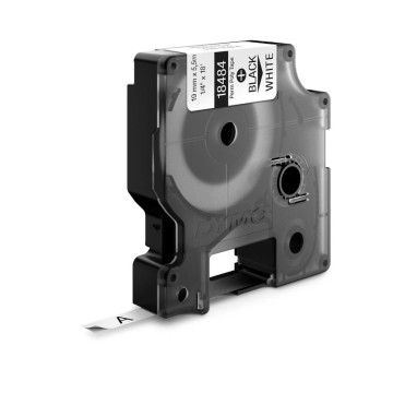 Taśma DYMO RHINO poliestrowa 19mm czarne na białym