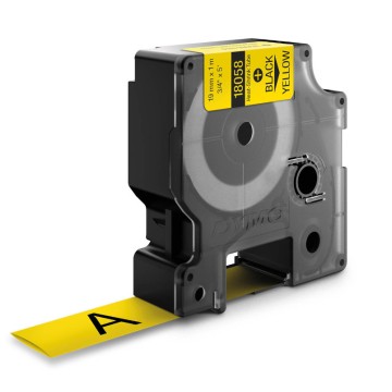 Taśma DYMO RHINO rurka termokurczliwa 19mm żółta