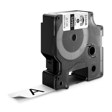 Taśma DYMO RHINO winylowa 19mm czarne na białym