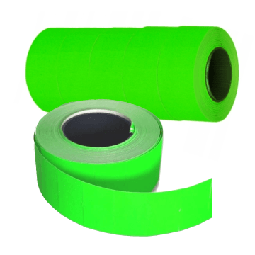 Taśmy do metkow. TOVEL [5] zielona