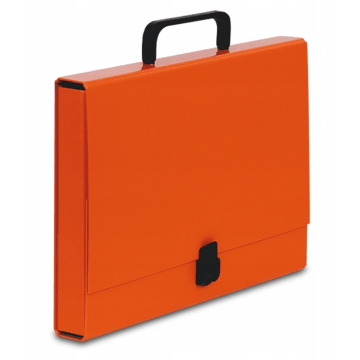 Teczka z rączką VAUPE CLASSIC 4cm pomarańczowa