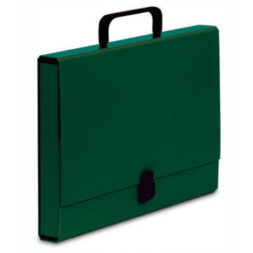 Teczka z rączką VAUPE CLASSIC 4cm zielona