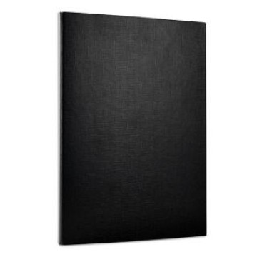 Teczka z rzepem skrzydłowa 15mm OP czarna