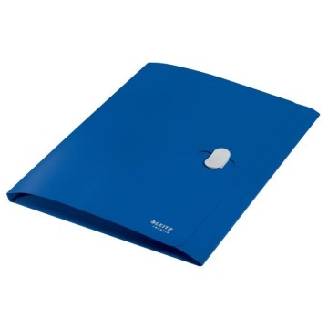 Teczka z zap. PP LEITZ RECYCLE A4 płaska niebieska