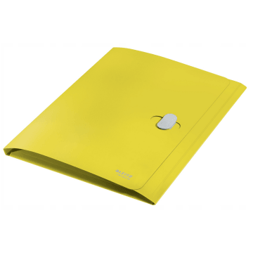 Teczka z zap. PP LEITZ RECYCLE A4 płaska żółta