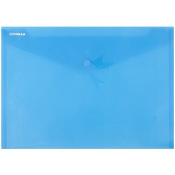 Teczka z zatrzaskiem A4 DONAU niebieska