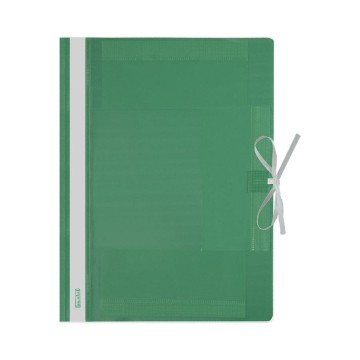 Teczki wiązane plastikowe BIURFOL [25] zielone