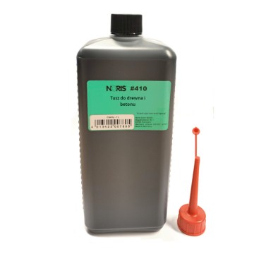 Tusz do drewna i betonu NORIS czarny 1L