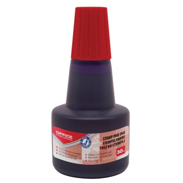 Tusz do pieczątek OFFICE PRODUCTS 30ml czerwony