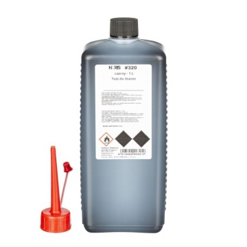 Tusz do tkanin NORIS 320 1L do tkanin czarny