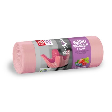 Worki na śmieci 35L HD/LD [20]AZ uszy OWOCOWE EOL