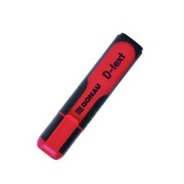 Zakreślacz DONAU D-TEXT czerwony