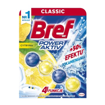 Zawieszka do WC kulki BREF Power Active [1] cytryn