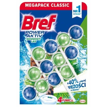 Zawieszki do WC kulki BREF Power Active [3] sosna