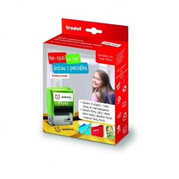 Zestaw TRODAT Nie-zgub-mi-się z drukarenką