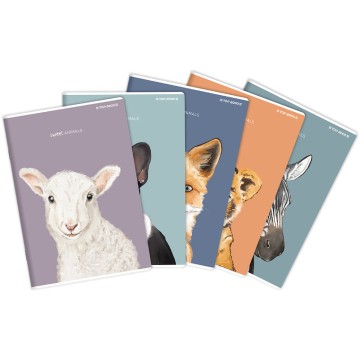 Zeszyt A5 16k krata TOP2000 SWEET ANIMALS