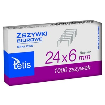 Zszywki TETIS 24/6 [1000]